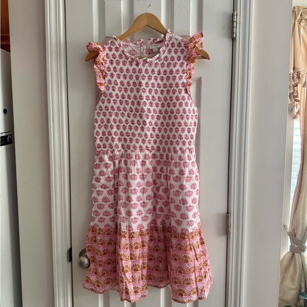 J. Crew Mini Dress with Ruffle Hem Size M - Picture 5 of 11
